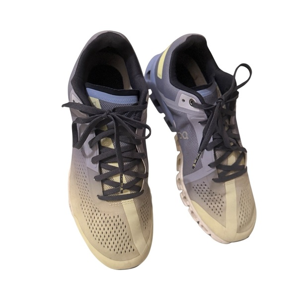 On Running Shoes in purple, yellow and Gray - Picture 9 of 16